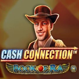 Cash Connection Book Of Ra slot logo by Novomatic at Spinmacho Casino