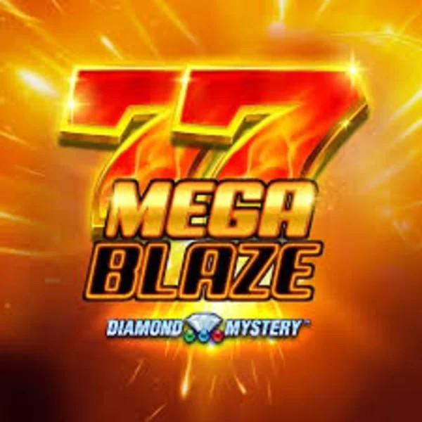 Diamond Mystery Mega Blaze slot logo by Greentube at Spinmacho Casino