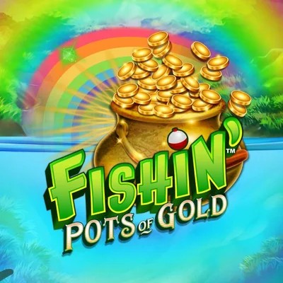 Fishin Pots Of Gold by Gameburger Studios, showcased at spinmachocasinoo.it – game logo